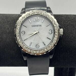 Black Geneva Men's Watch
